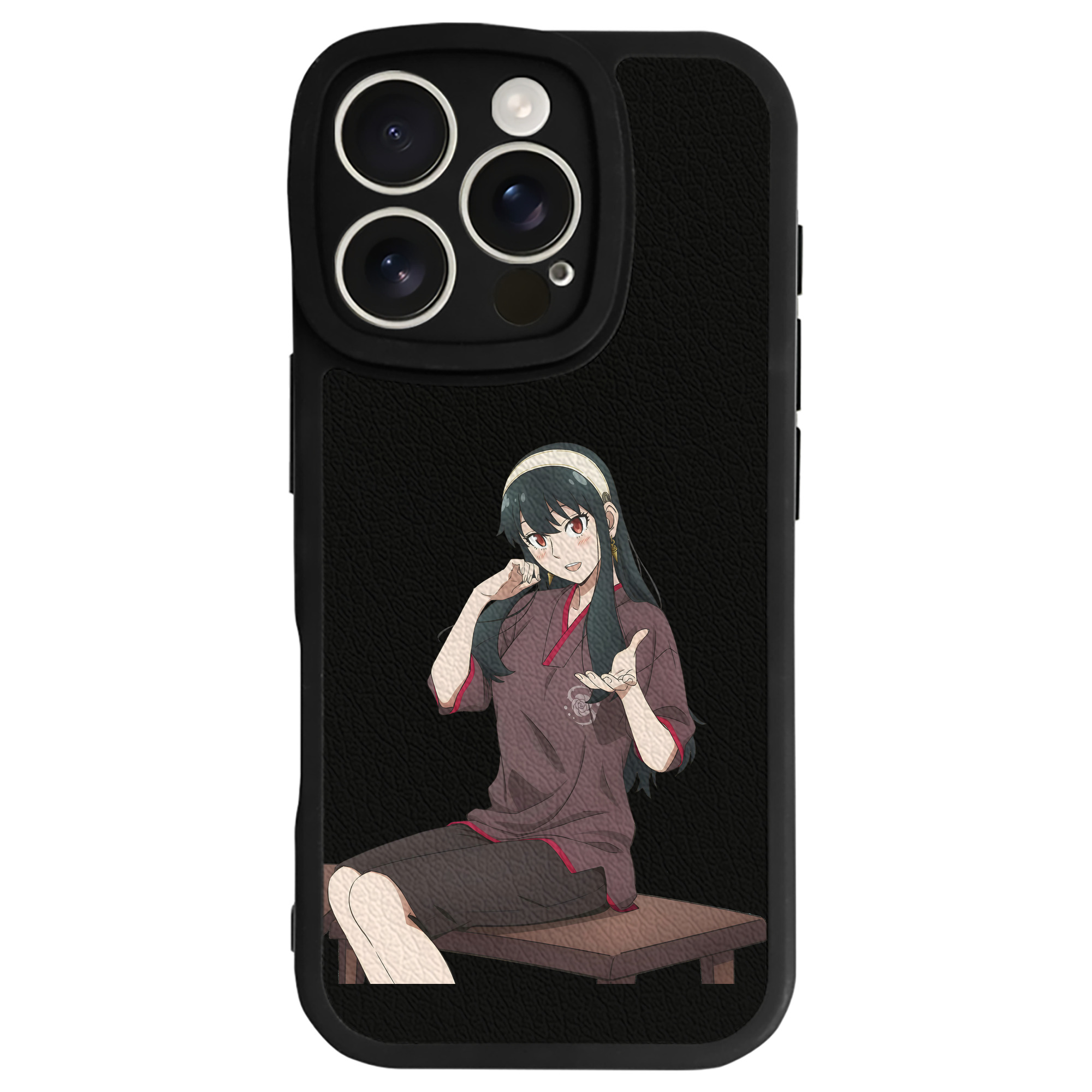 （画像用） SPY×FAMILY间谍家家酒 【iPhone 16シリーズ対応】シリコンスマホケース（レザー調） 材質：シリコン